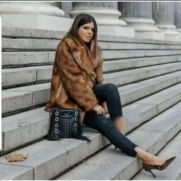 Zara faux fur jacket (1255) - Picture 8 of 10